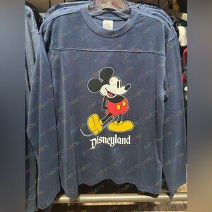Disney Parks Disneyland Santa Donald Goofy Reindeer Pluto Long Sleeve Shirt